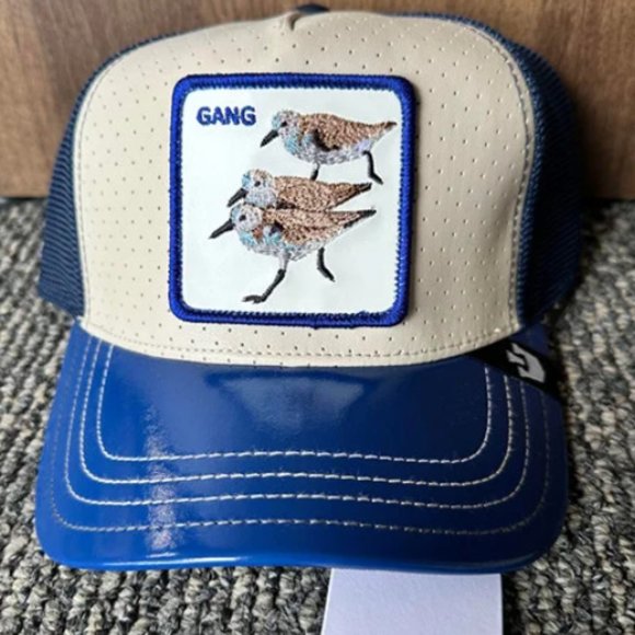 Goorin Animal Trucker Baseball Snapback Hat Cap Sand Dollar Gang Seagull Bird